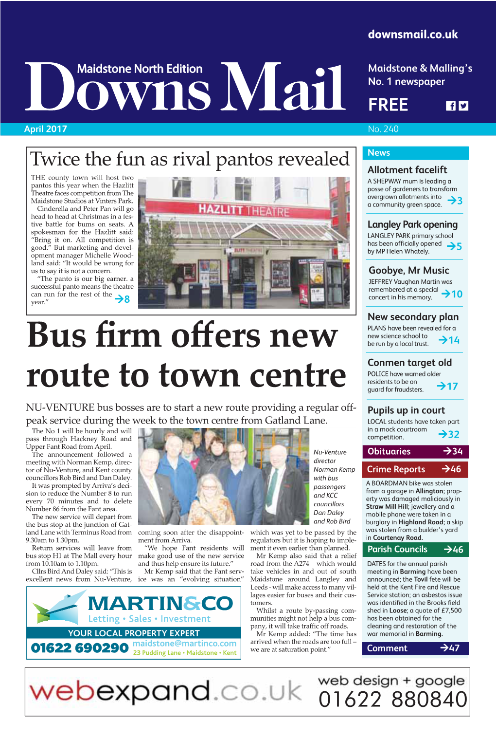 Bus Firm Offers New Route to Town Centre
