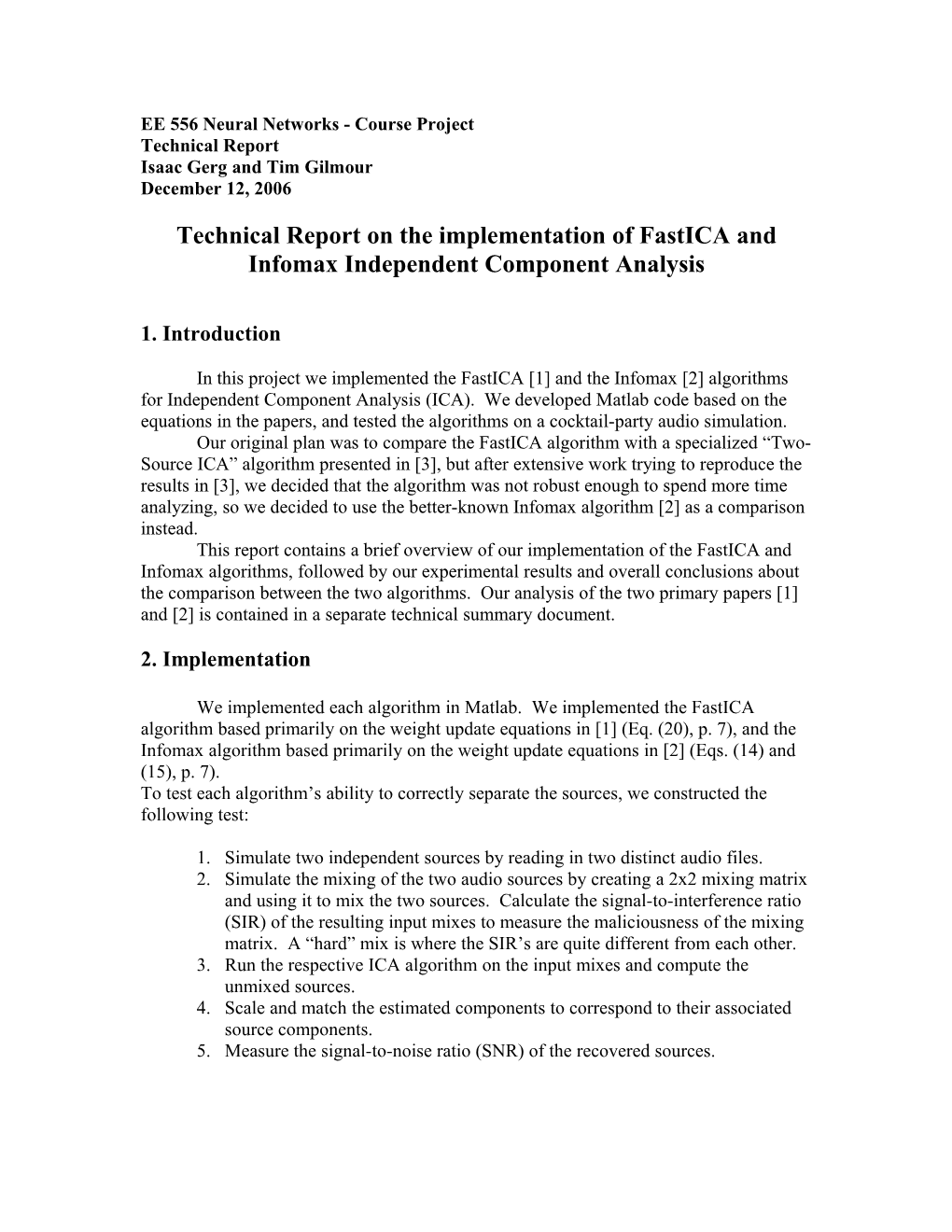 EE 556 Neural Networks - Course Project