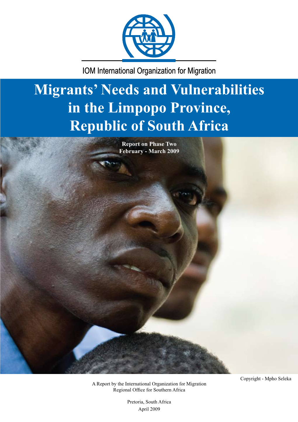 Migrants' Needs and Vulnerabilities in the Limpopo Province, Republic Of