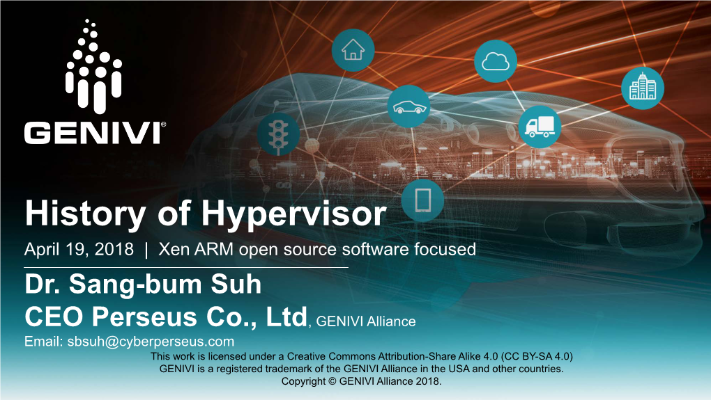 History of Hypervisor at GENIVI 2018 Perseus.Pdf