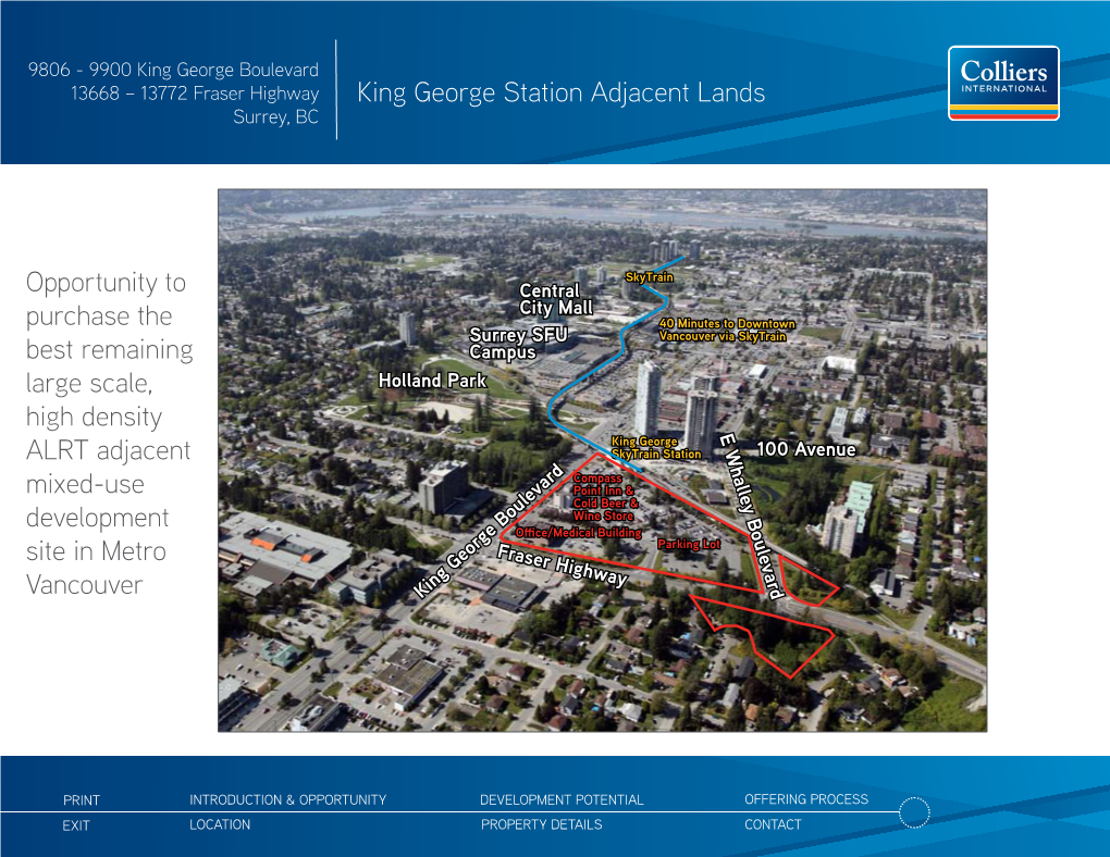 King George Station Adjacent Lands Surrey, BC