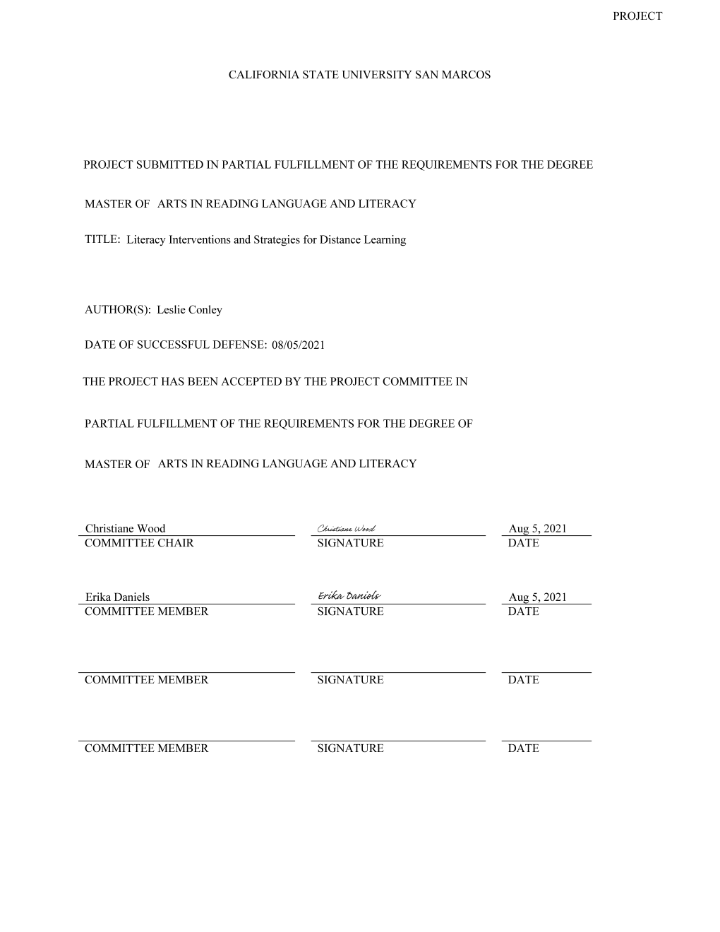 Literacy Interventions and Strategies for Distance Learning