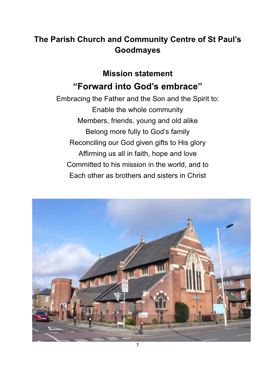 St Pauls Goodmayes Parish Profile April 2014 Compressed