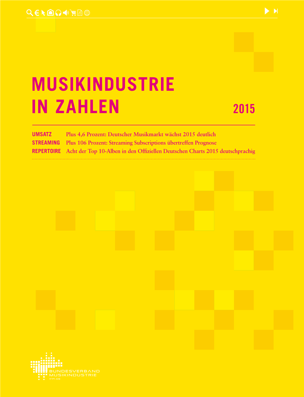 Musikindustrie in Zahlen 2015