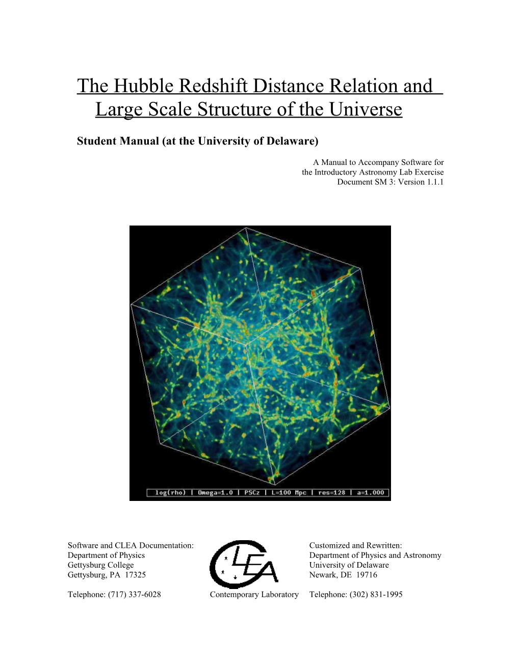 The Hubble Redshift Distance Relation s2