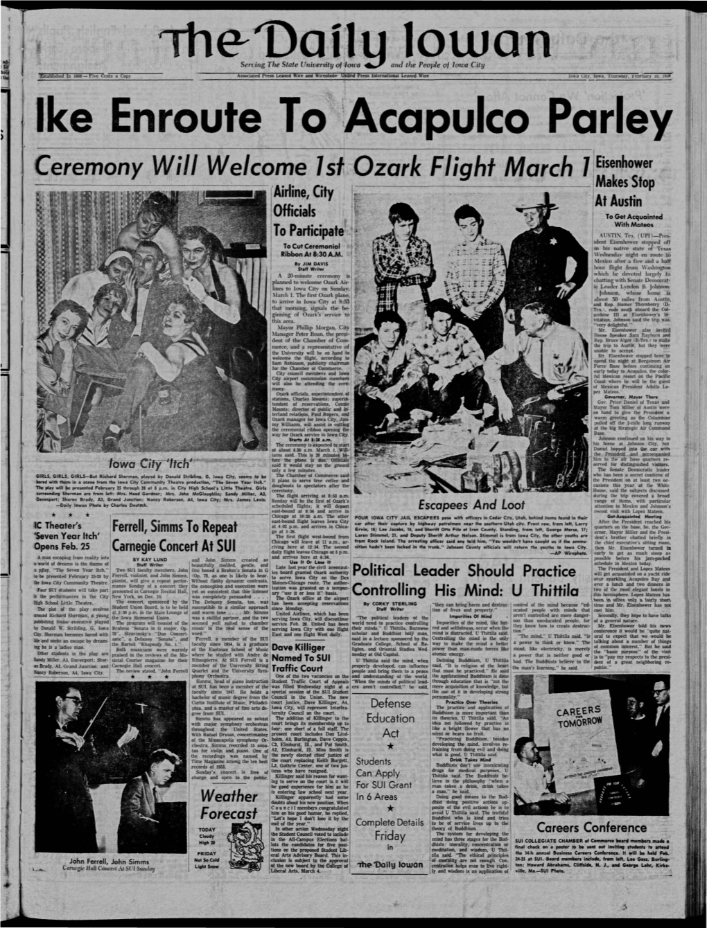 Daily Iowan (Iowa City, Iowa), 1959-02-19