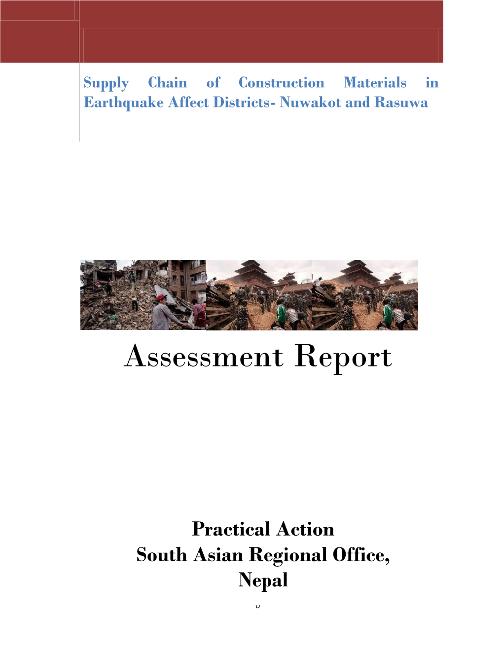 Assessment Report