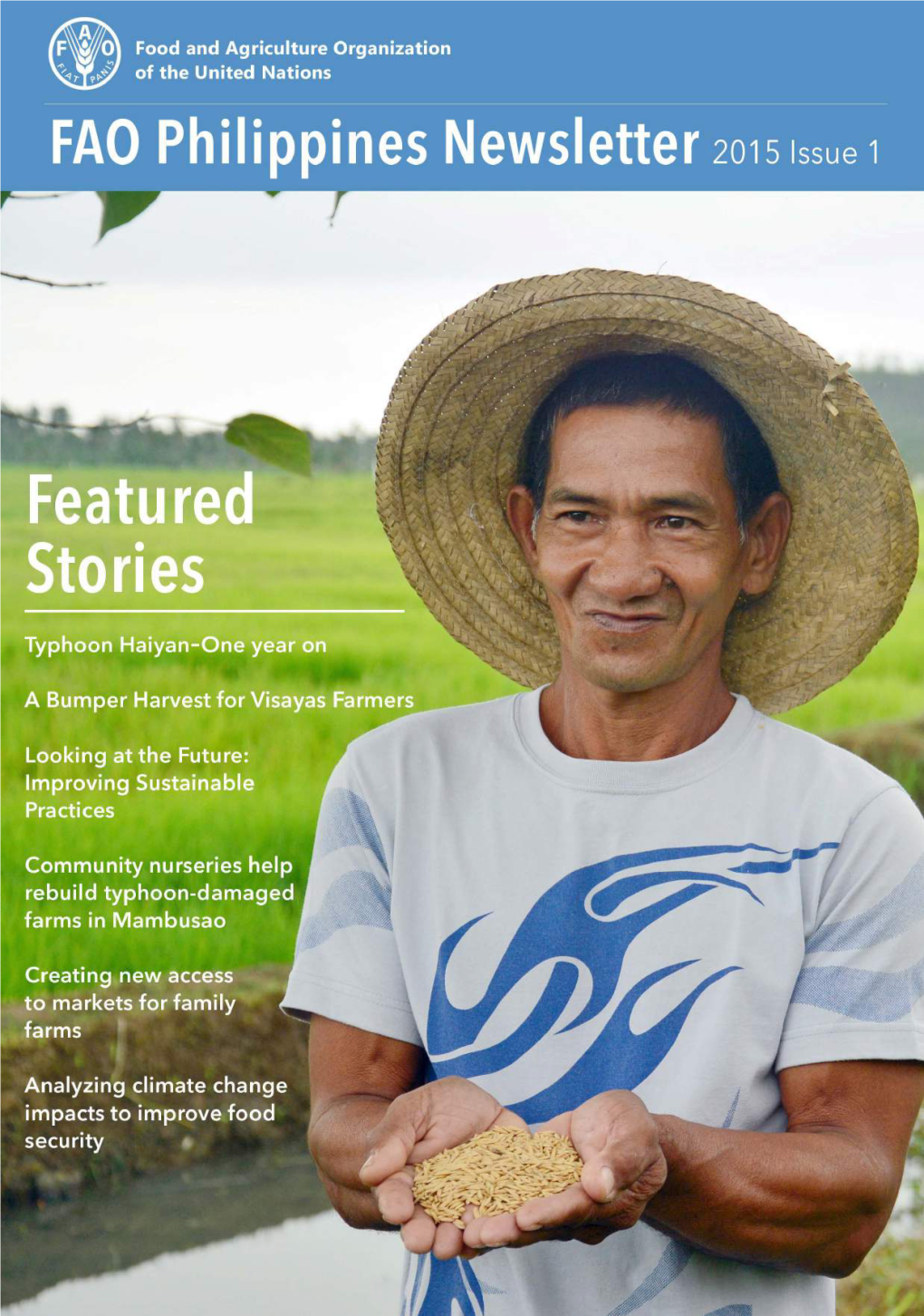 FAO Philippines Newsletter 2015 Issue No. 1