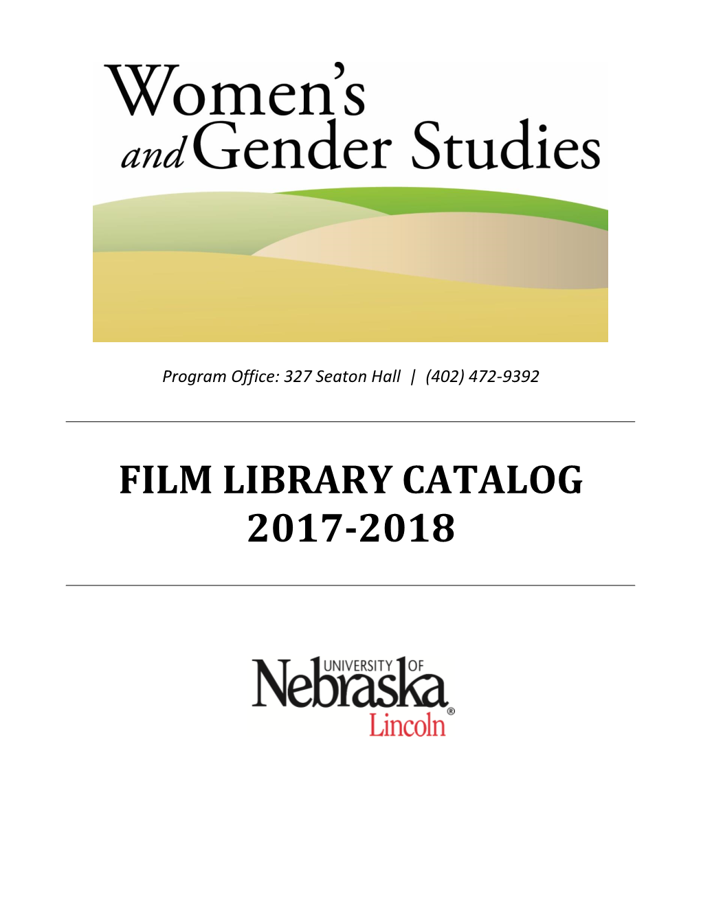 Film Library Catalog 2017-2018
