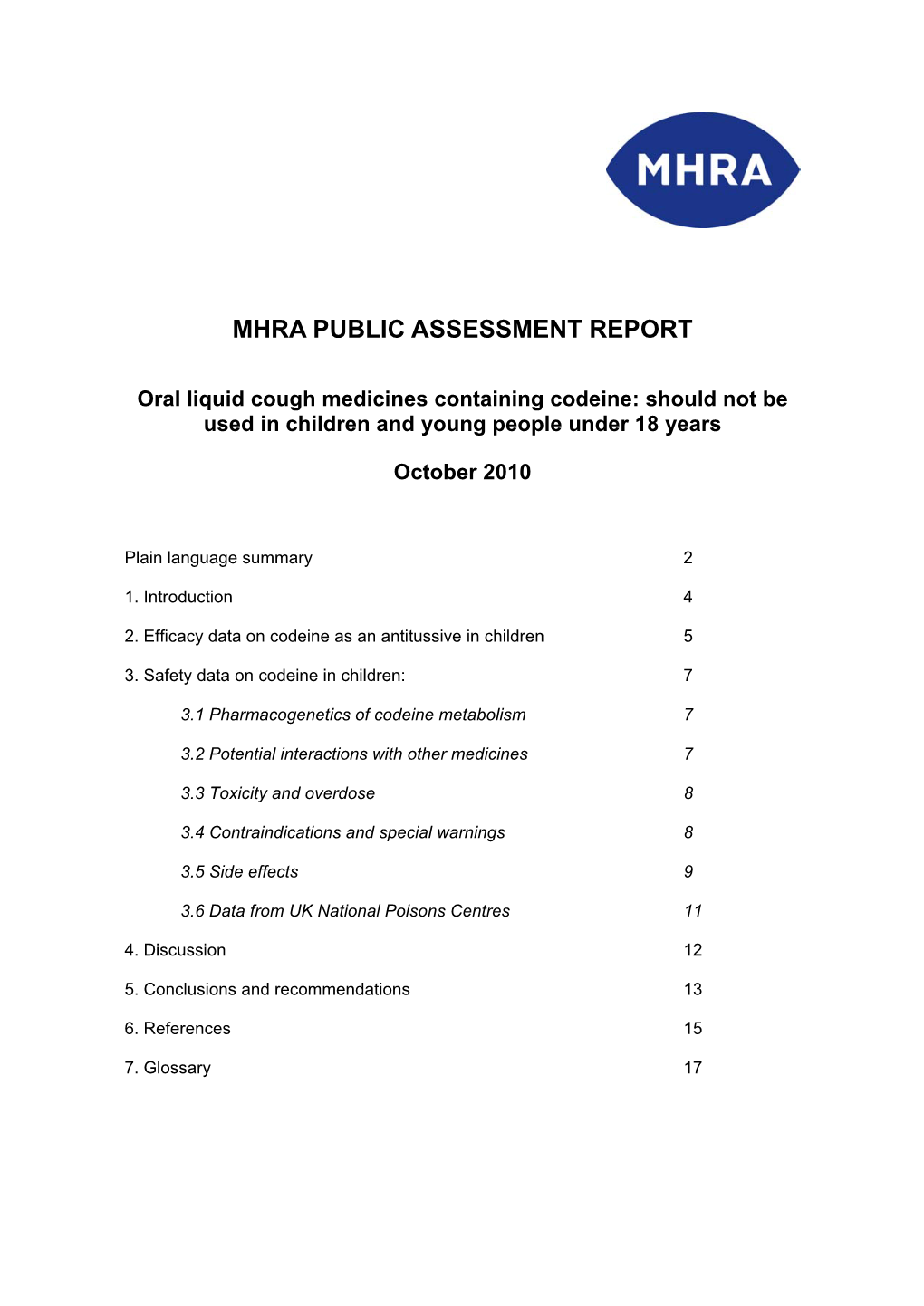 Mhra Public Assessment Report