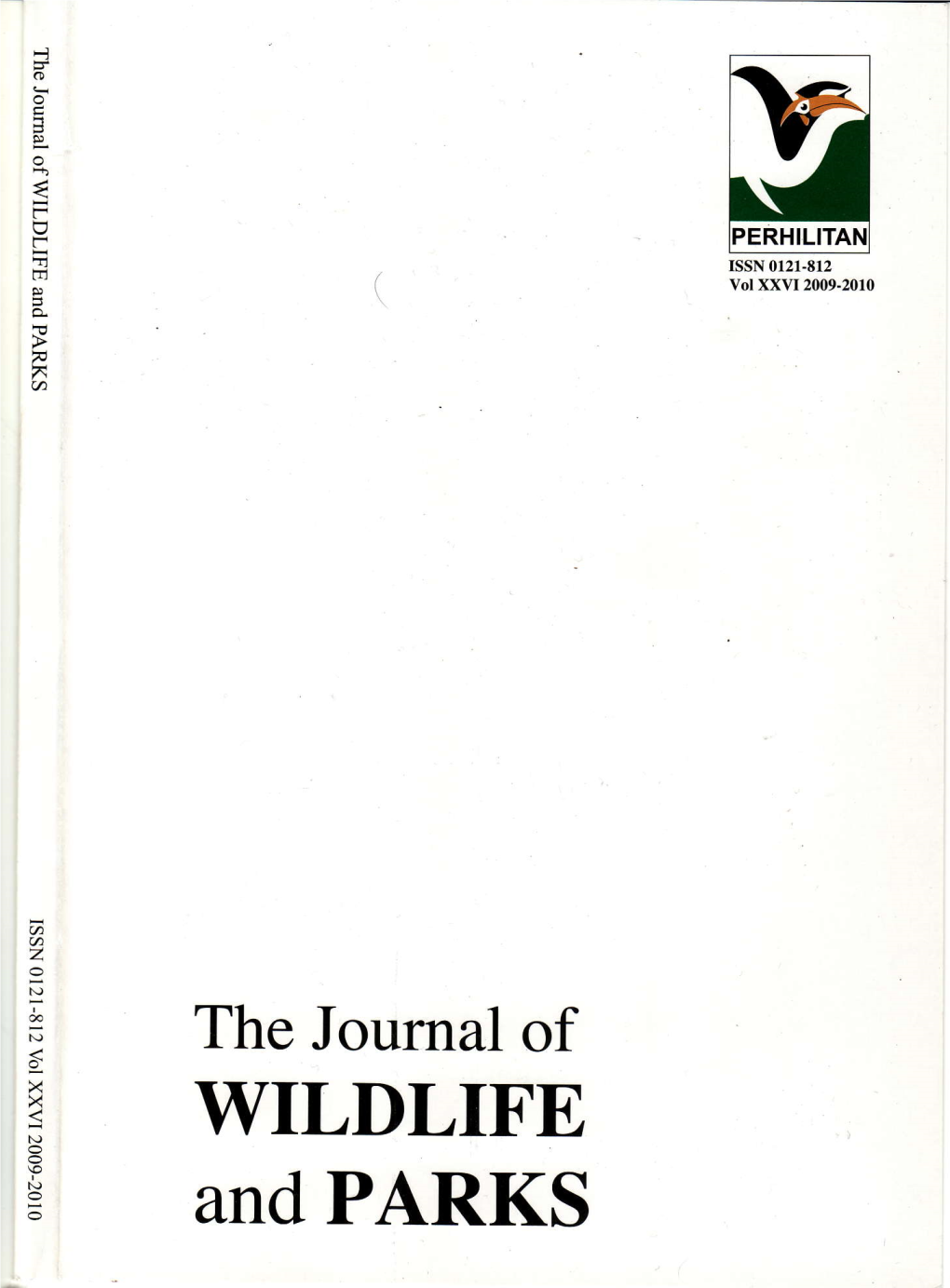 WILDLIFE Andparks Joarnal Ofll/Ildlife and Parks (2009-2010)26 : 2T-32