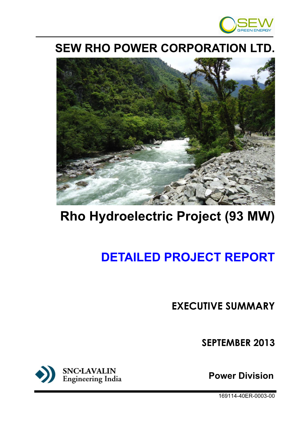 Rho Hydroelectric Project (93 MW)