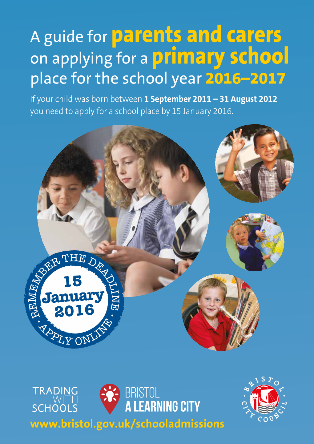 A Guide for Parents and Carers on Applying for a Primary School Place