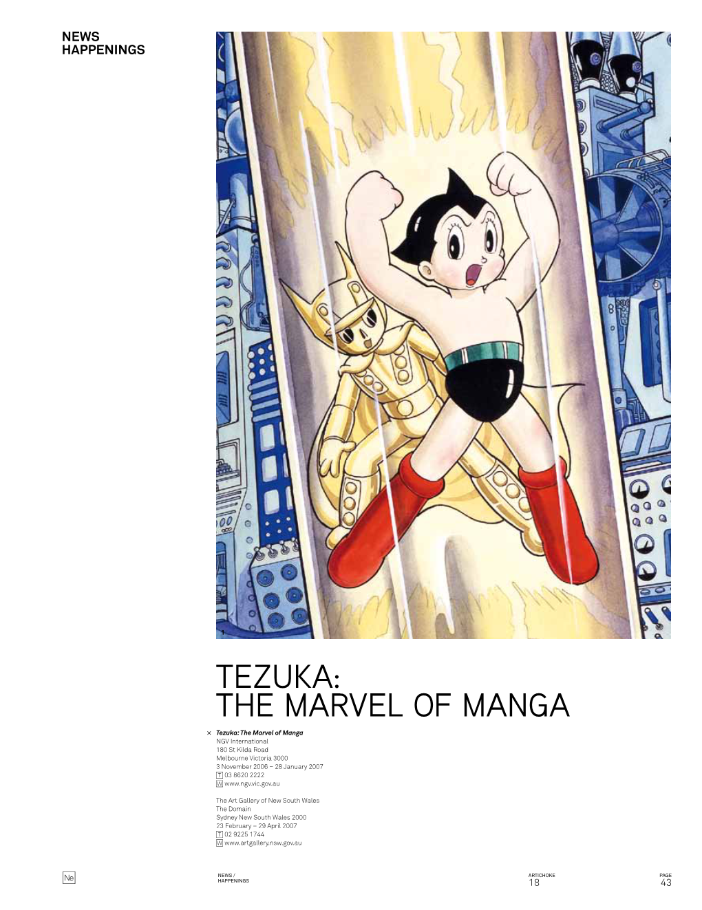 Tezuka: the Marvel of Manga