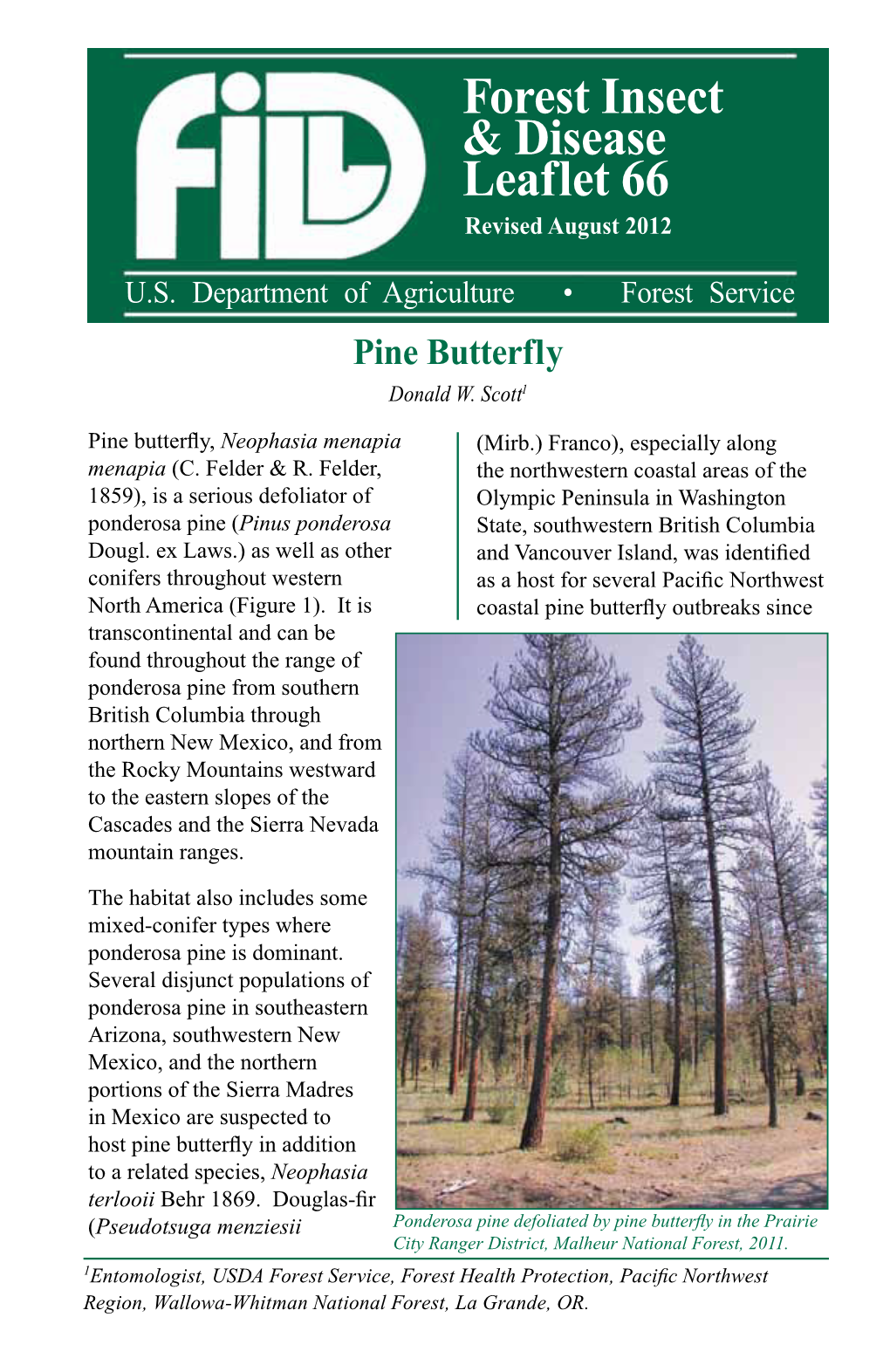 Forest Insect & Disease Leaflet 66