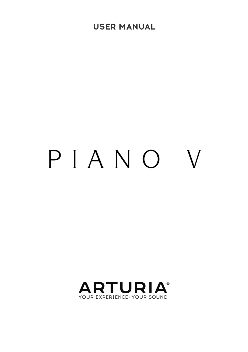 User Manual Piano V - Introduction 1.2