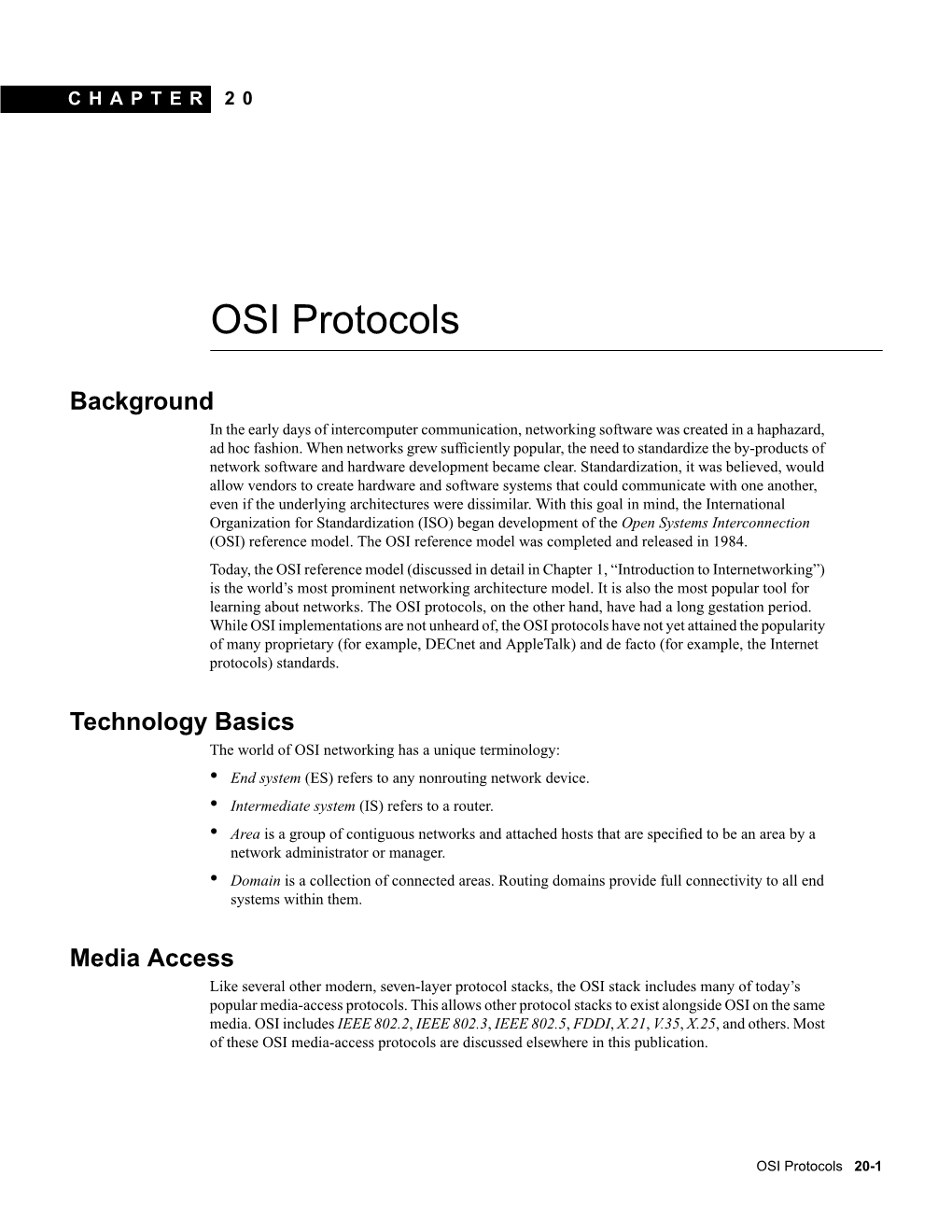 OSI Protocols