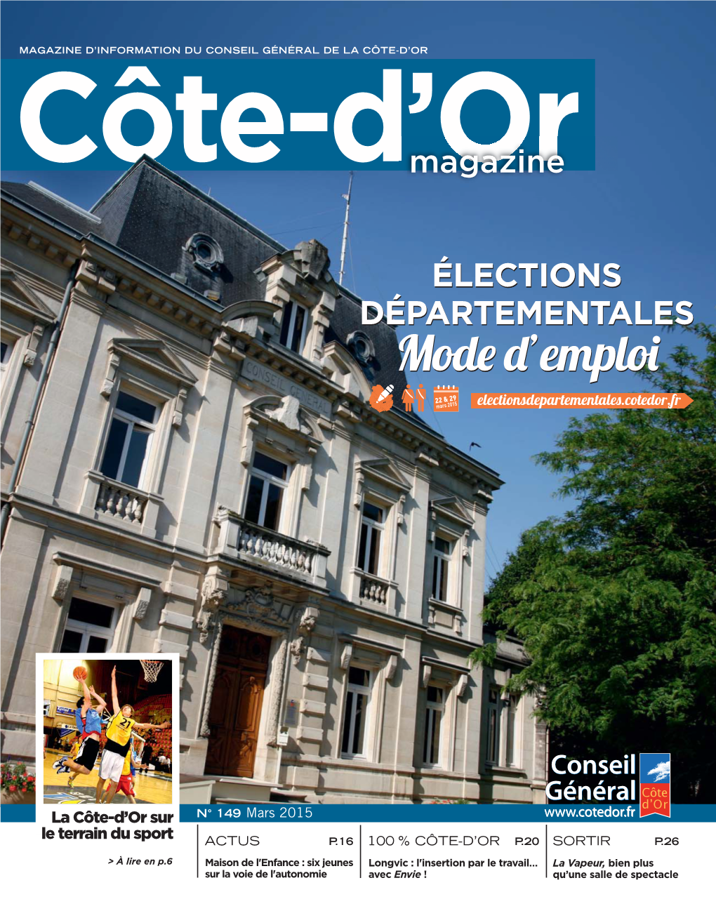 Magazine D’Information Du Conseil Général De La Côte-D’Or