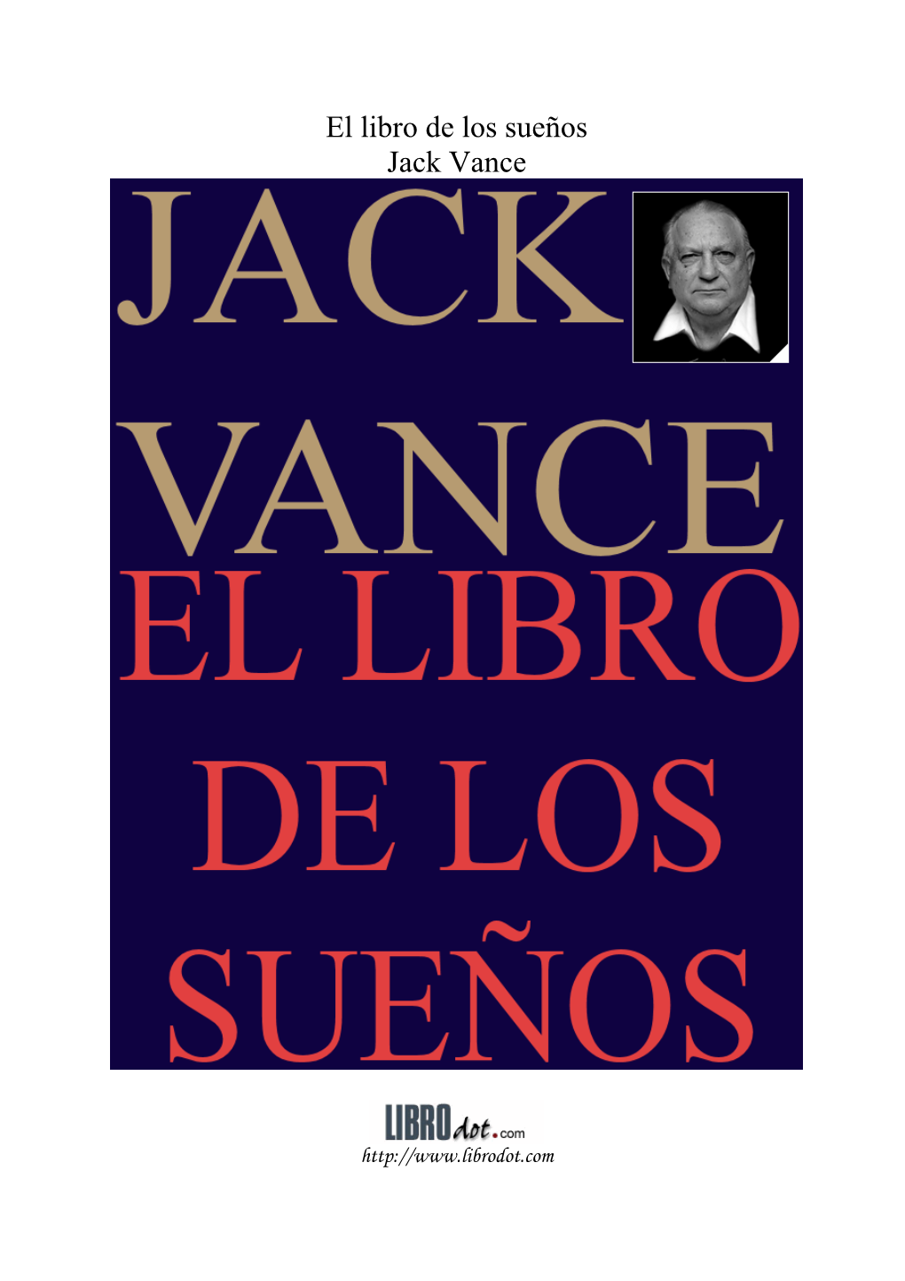 El Libro De Los Sueños Jack Vance