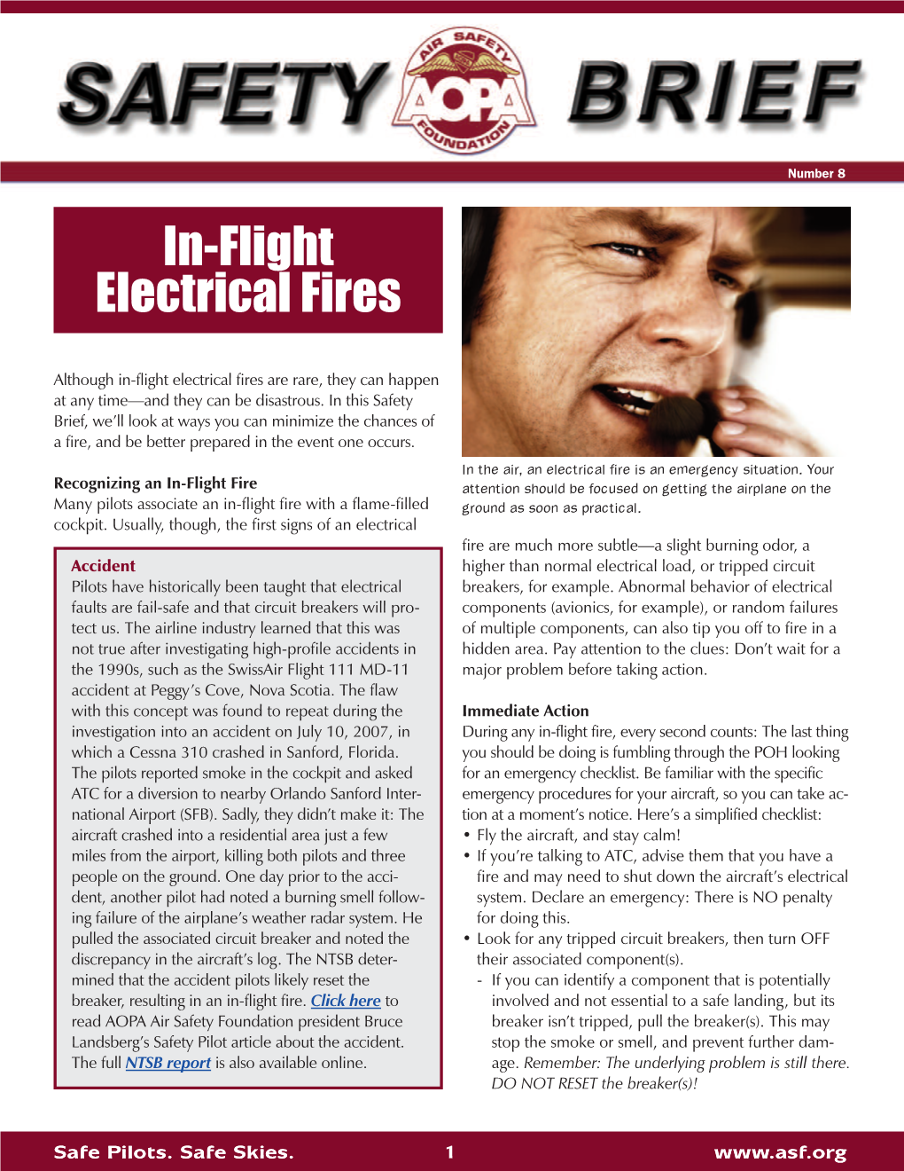 In-Flight Electrical Fires