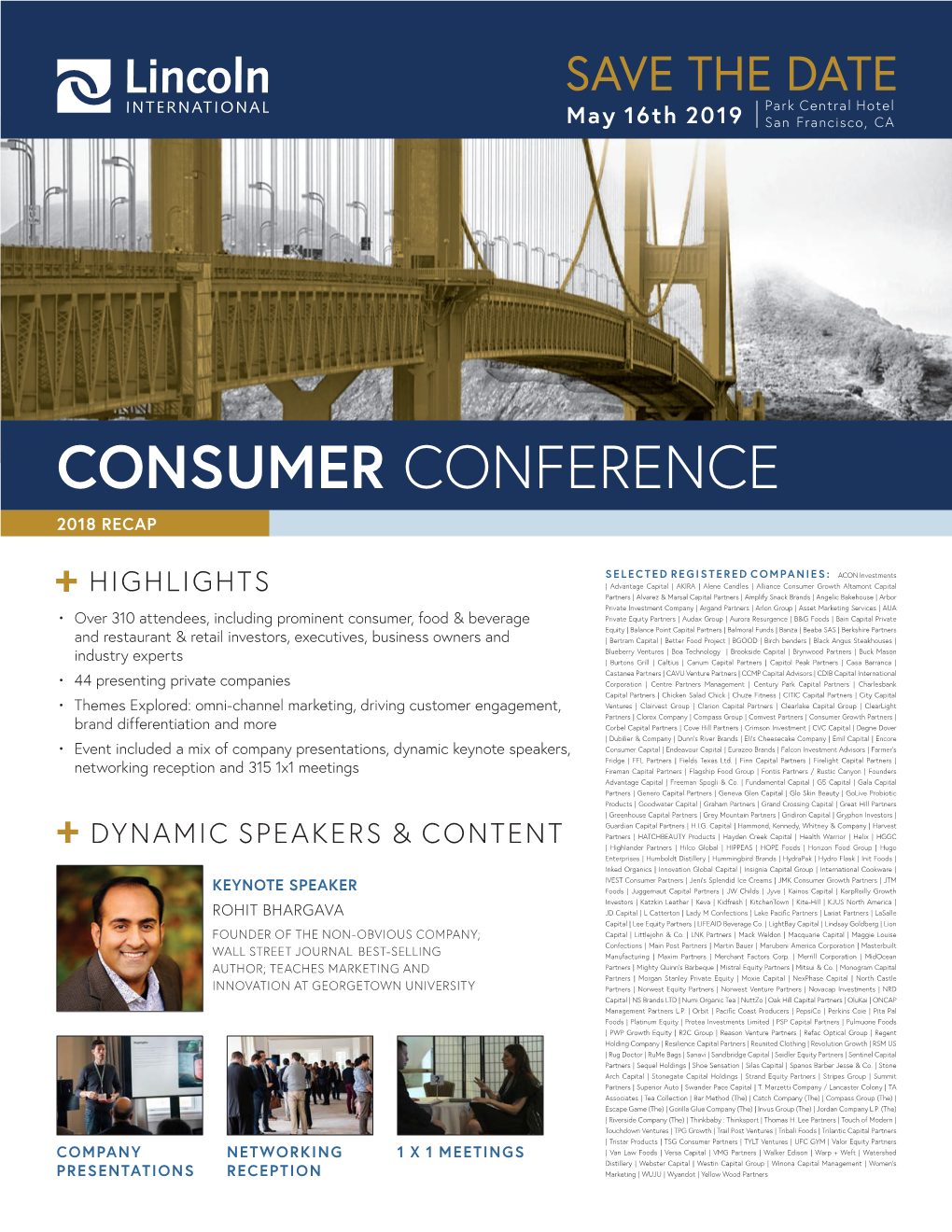 Consumer Conference 2018 Recap