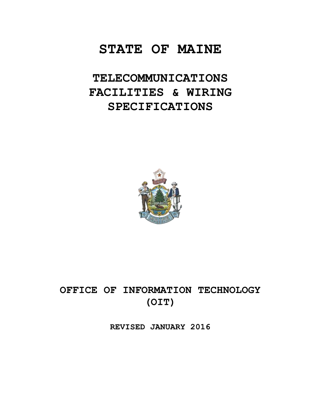 Telecommunications Facilities & Wiring Specifications