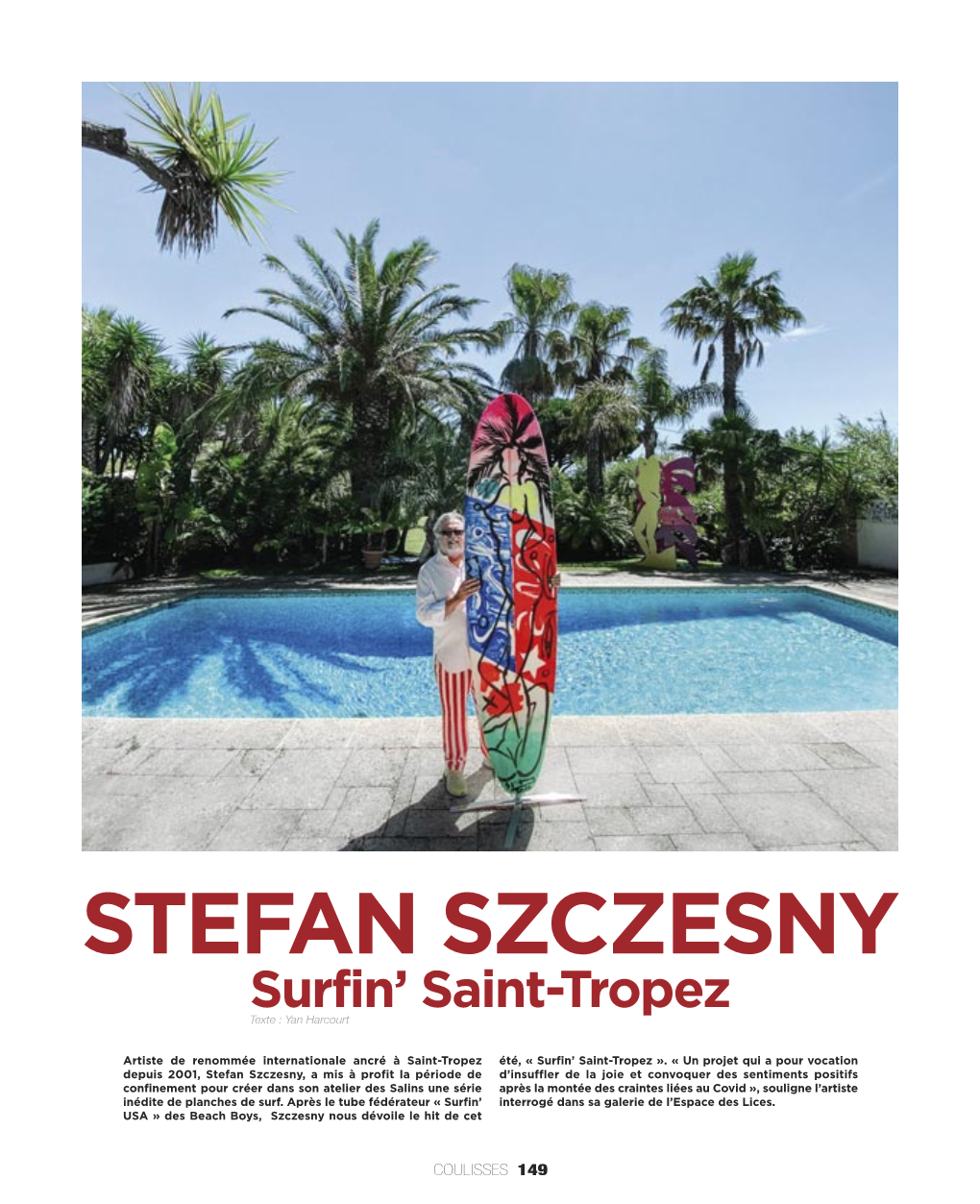 STEFAN SZCZESNY Surfin' Saint-Tropez
