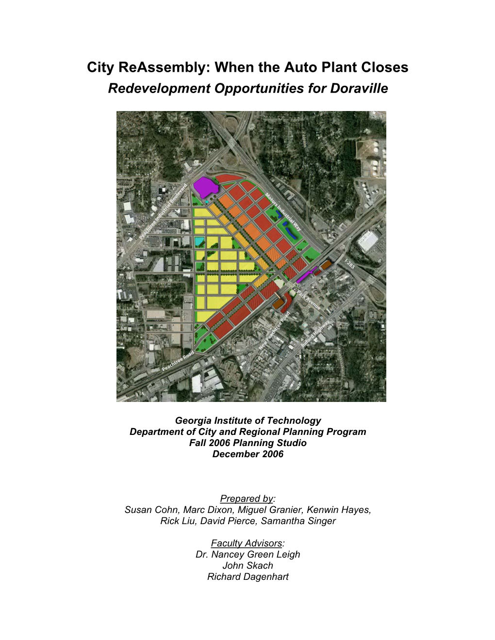 City Reassembly: When the Auto Plant Closes Redevelopment Opportunities for Doraville