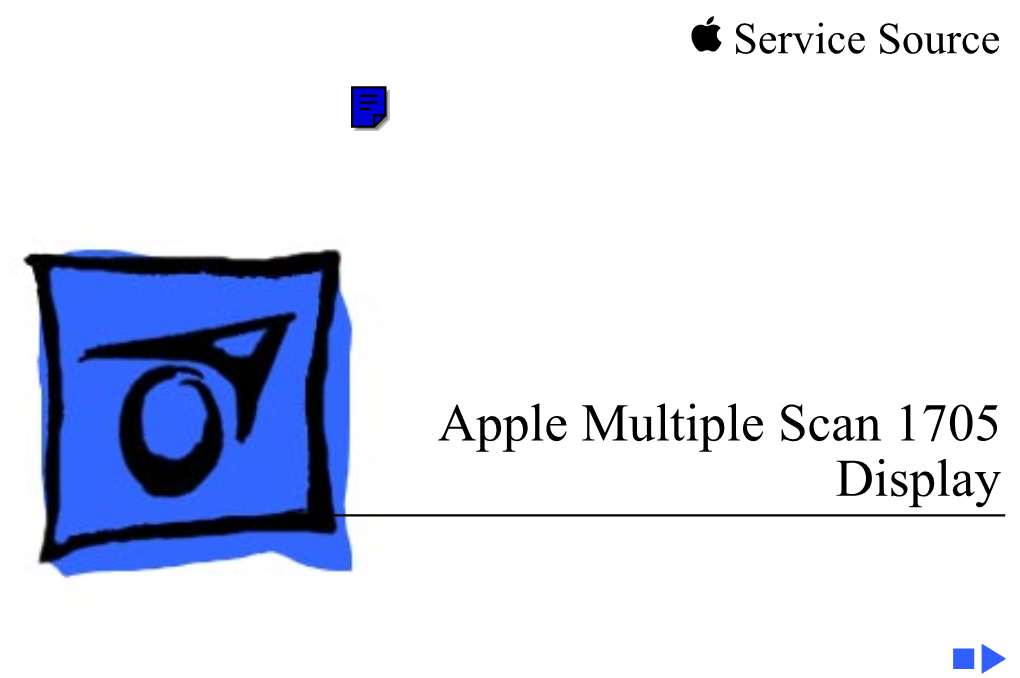 Apple Multiple Scan 1705 Display 