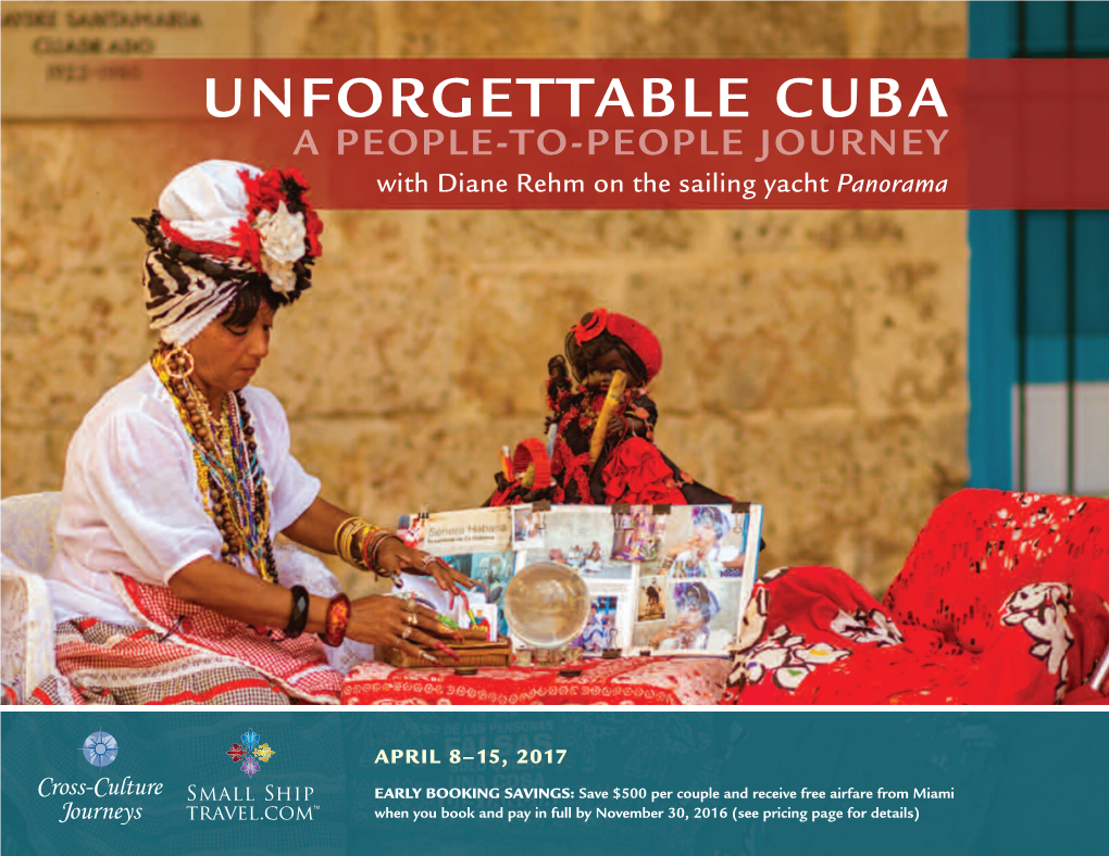 Unforgettable Cuba: Havana to Trinidad/Casilda April 8–15, 2017