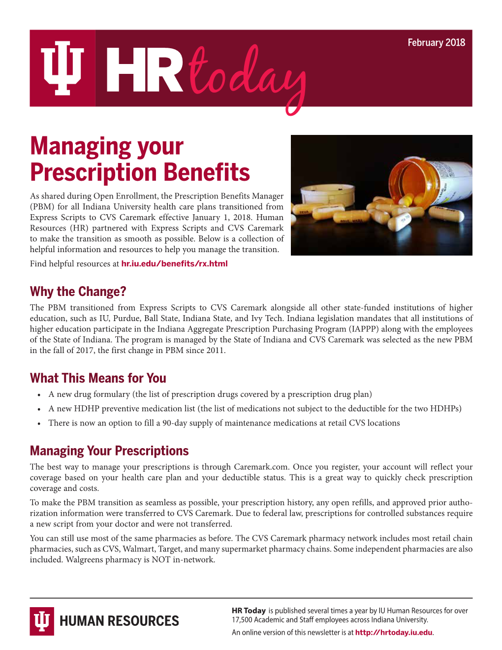 Managing Your Prescription Benefits