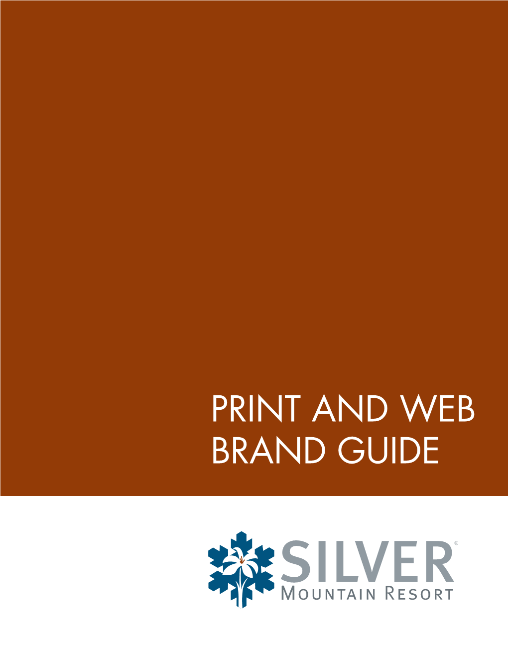 PRINT and WEB BRAND GUIDE CLEAR SPACE the Silver Mountain Resort Logo Needs Room to Breathe for Its Most Effective Presentation