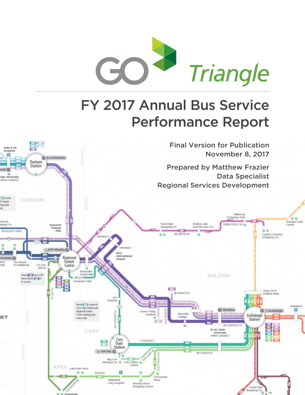 FY 2017, Gotriangle Had a Total of 1,662,758 Boardings