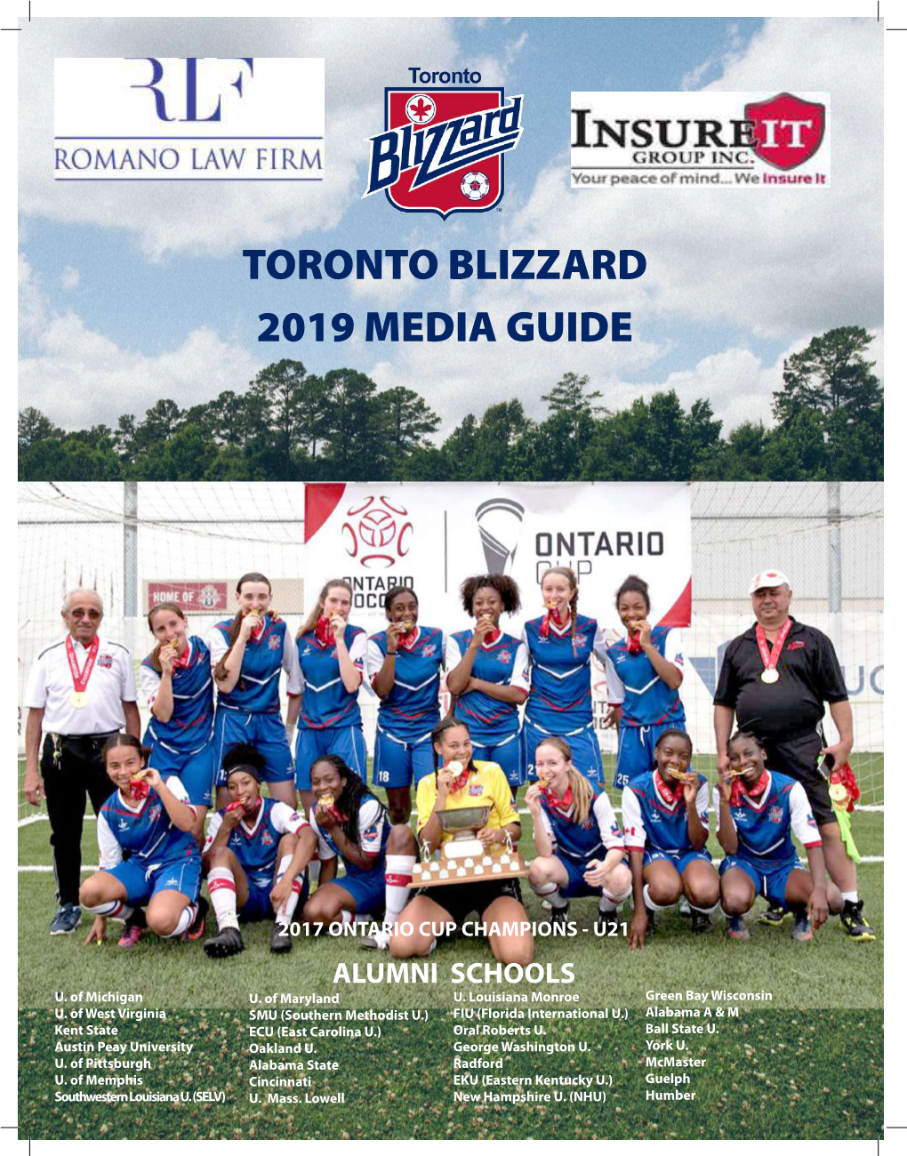 Toronto Blizzard 2019 Media Guide