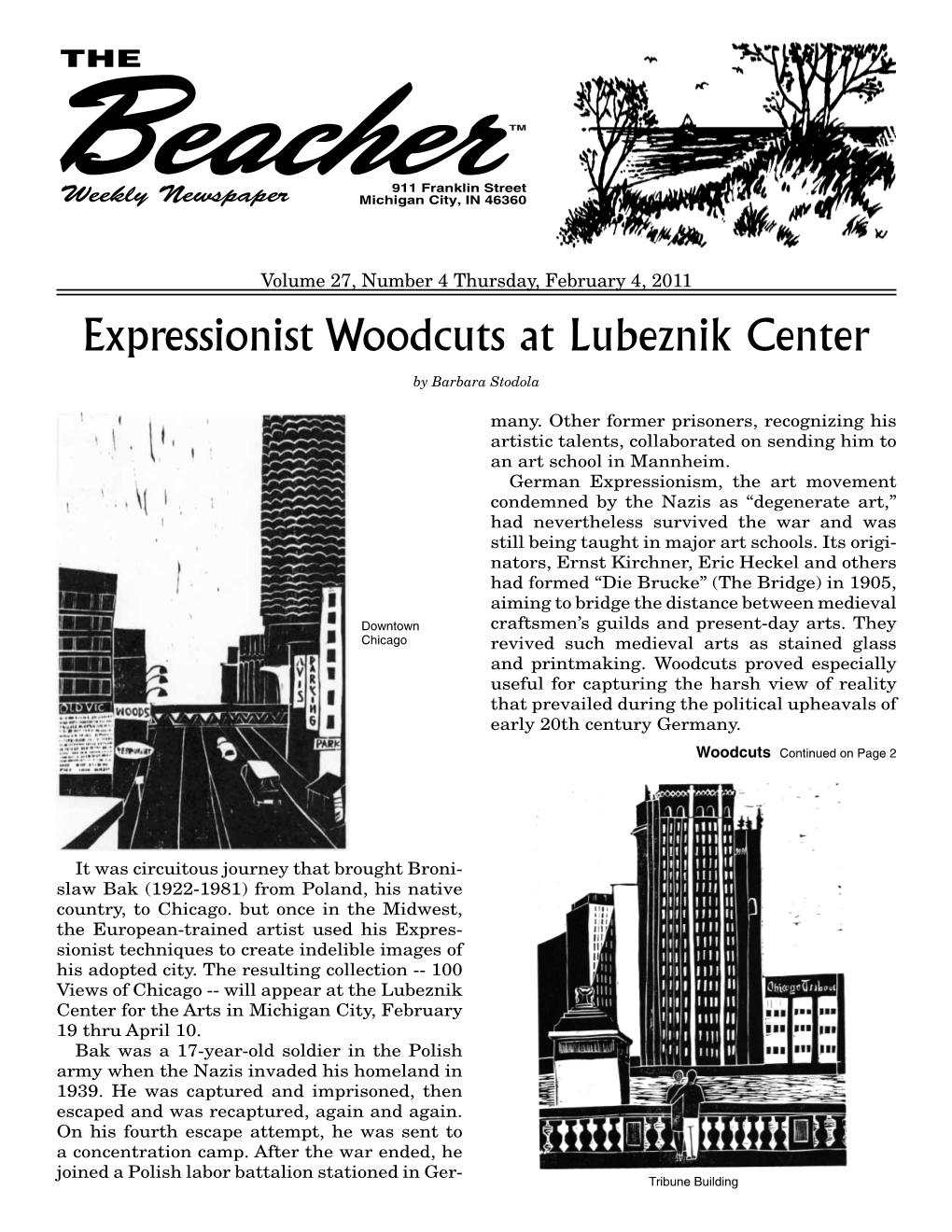 Expressionist Woodcuts at Lubeznik Center