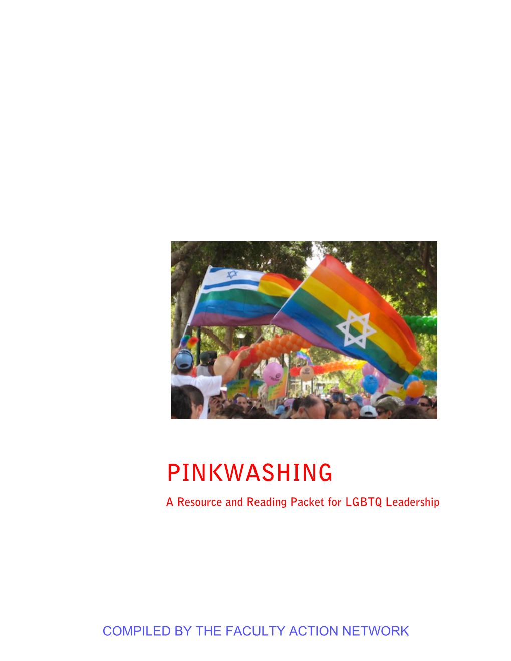 PINKWASHING a Resource and Reading Packet for LGBTQ Leadership