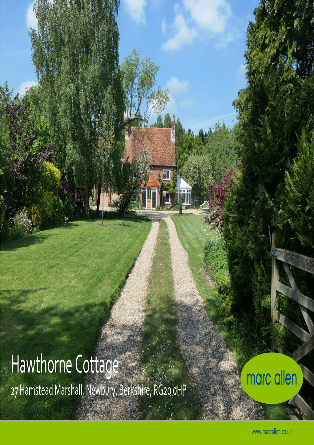 Hawthorne Cottage 27 Hamstead Marshall, Newbury, Berkshire, RG20 0HP