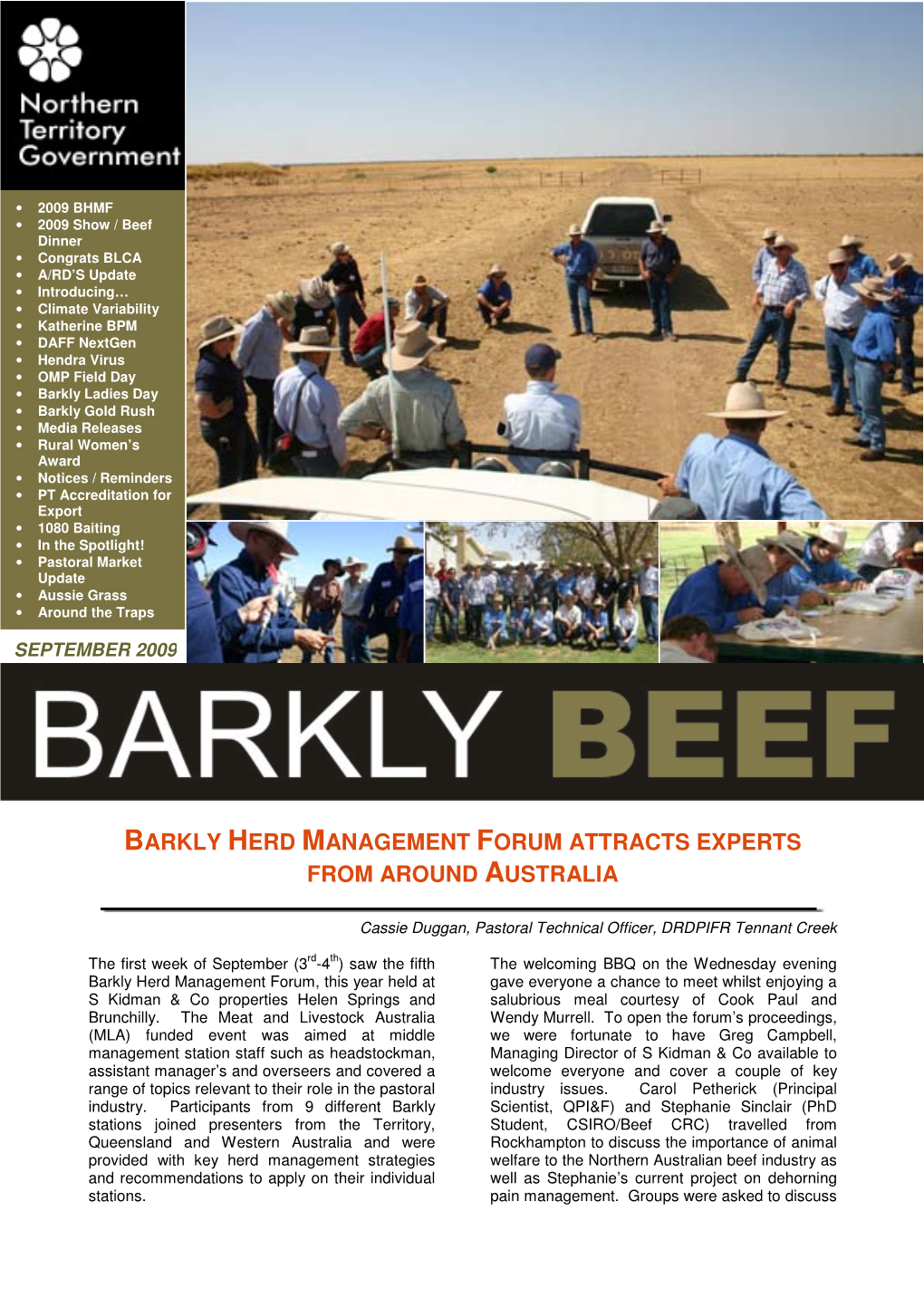 Barkly Herd Management Forum Attracts Experts from Around Australia