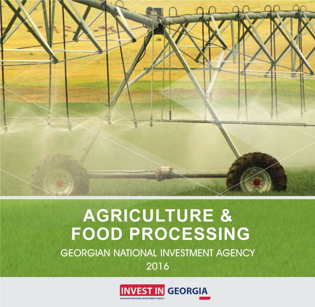 Agriculture & Food Processing