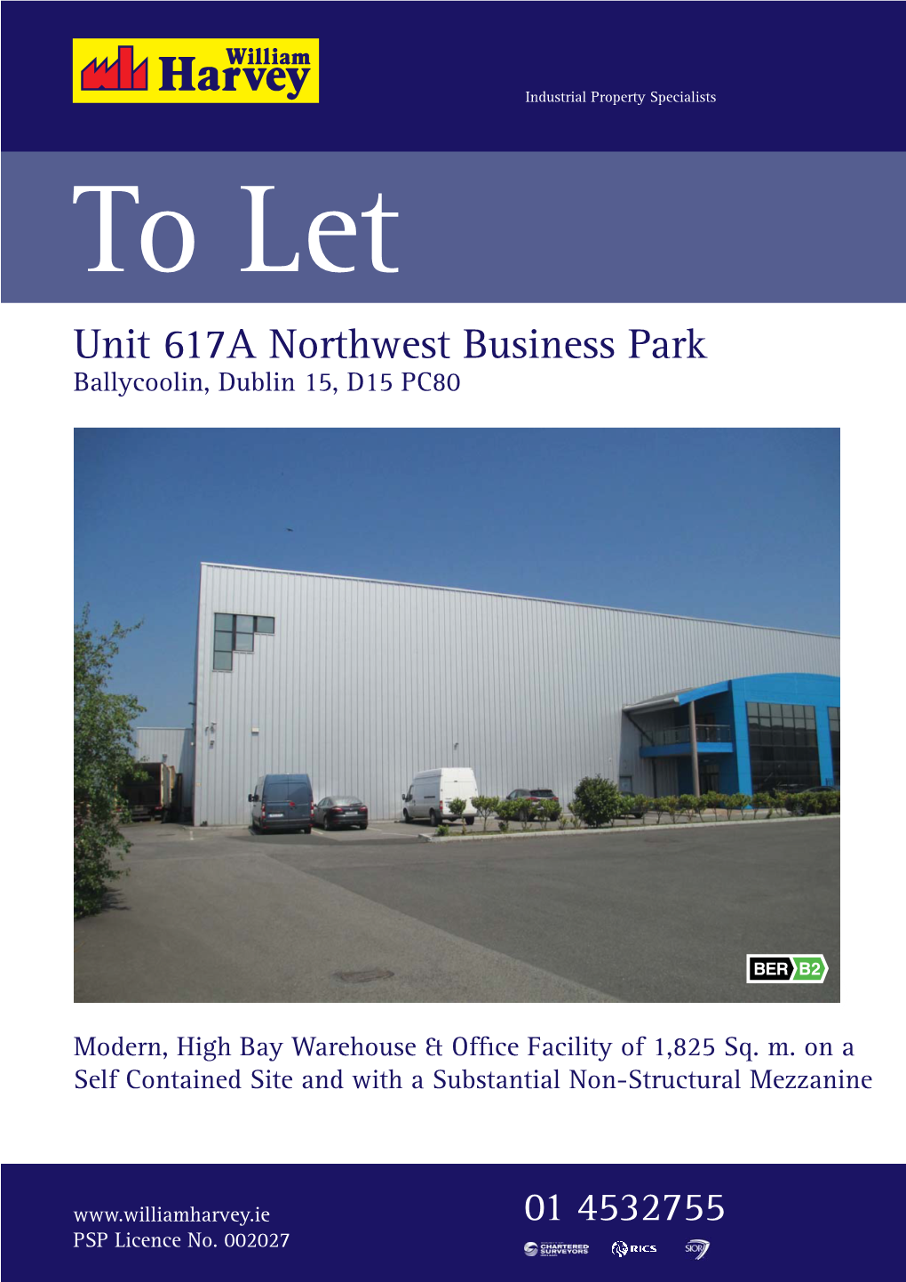 Unit 617A Northwest Business Park Ballycoolin, Dublin 15, D15 PC80