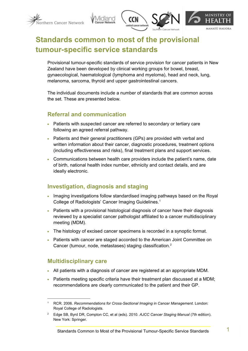 Standards-Common-To-Provisional-Tumour-Specific-Service-Standards-Dec13