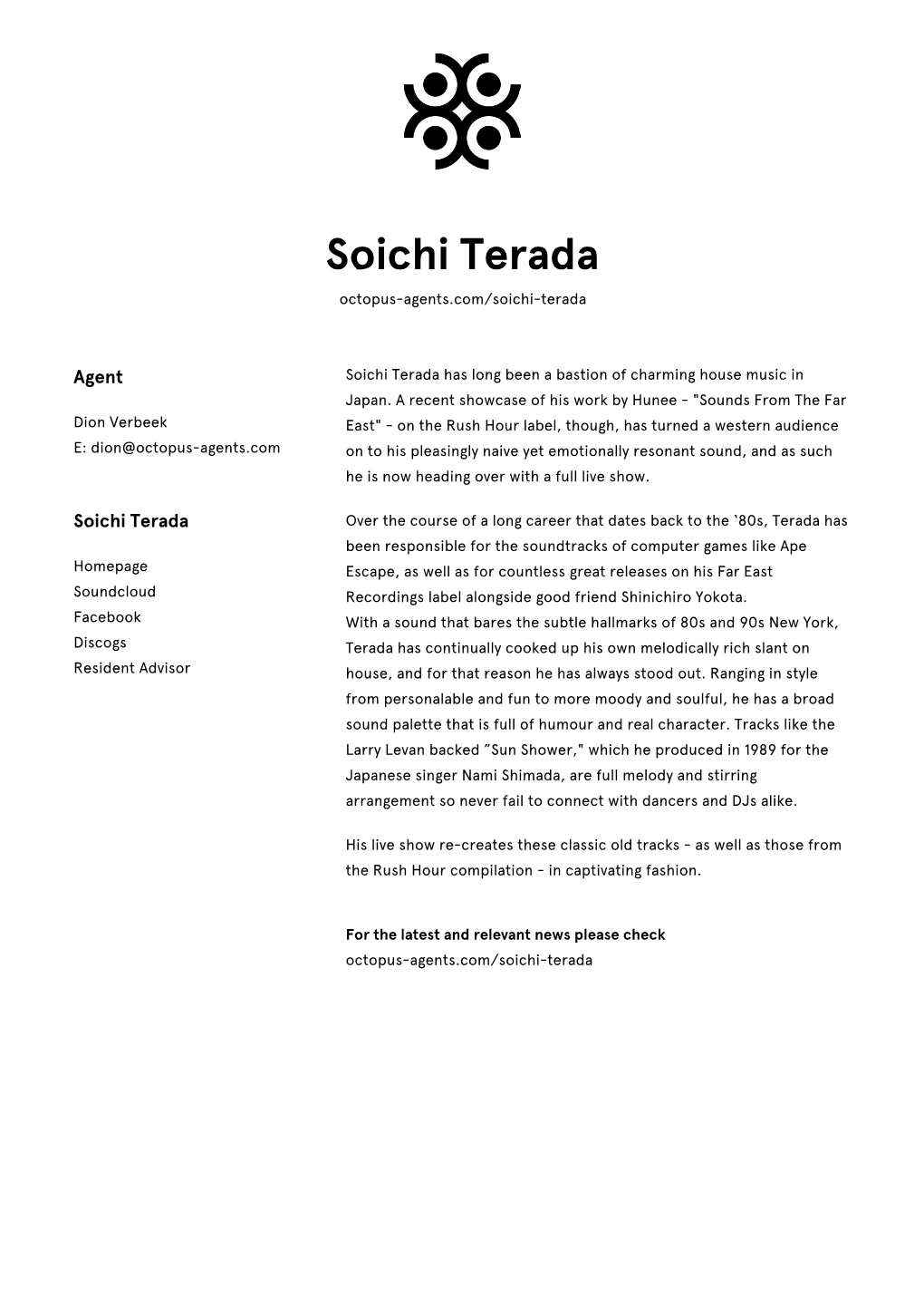 Soichi Terada Octopus-Agents.Com/Soichi-Terada