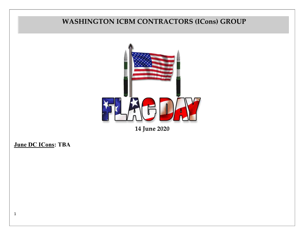 Washington Icbm Contractors Group (Icons)