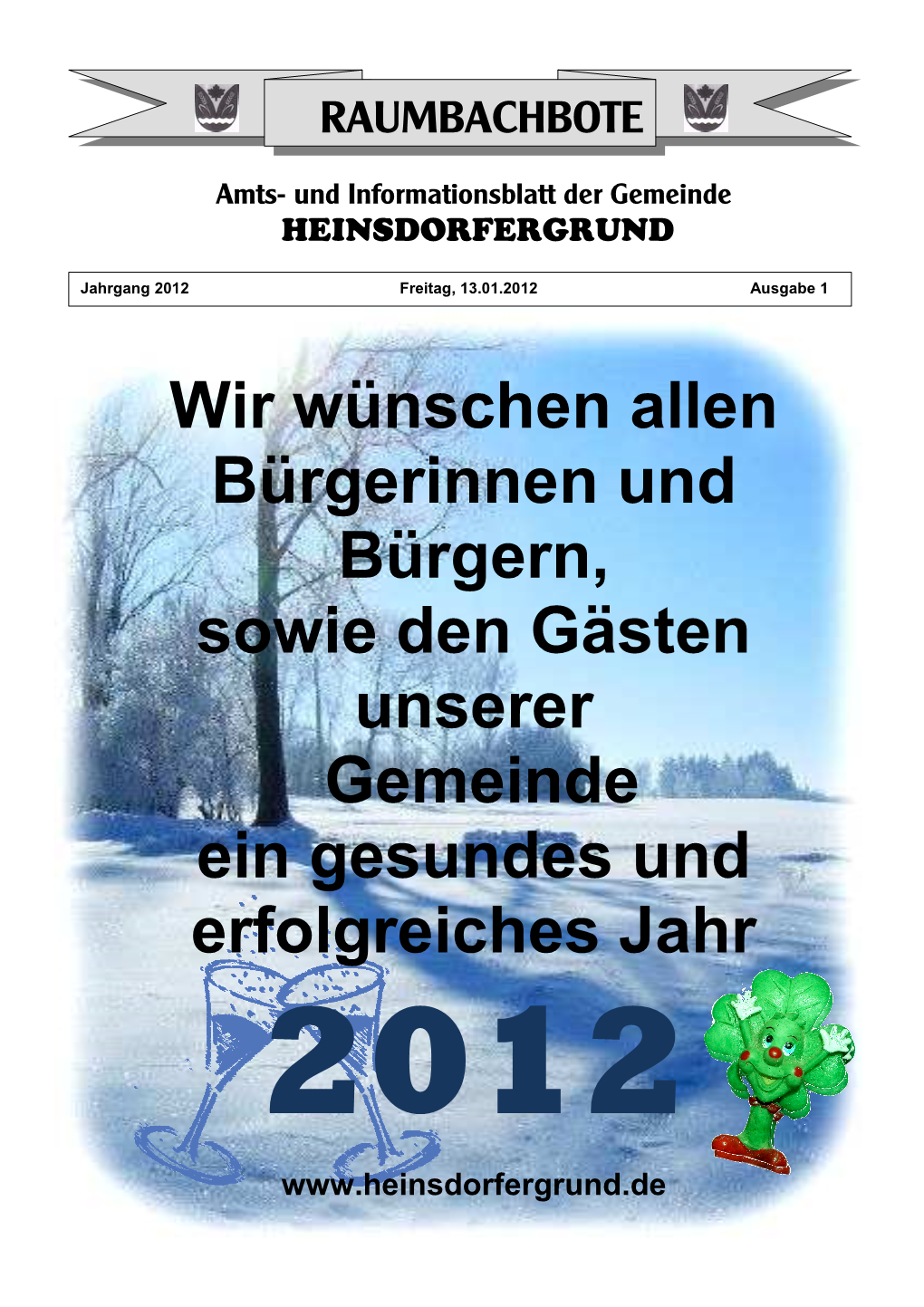 Wir Wünschen Allen Bürgerinnen Und Bürgern, Sowie Den Gästen Unserer Gemeinde Ein Gesundes Und Erfolgreiches Jahr 2012