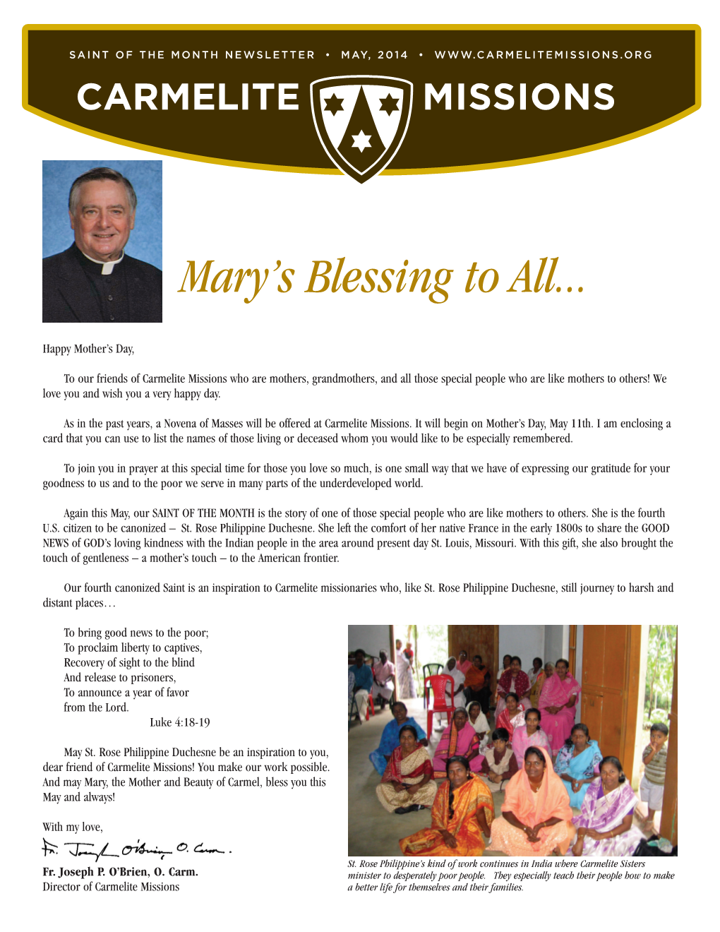 Mission News May 2014