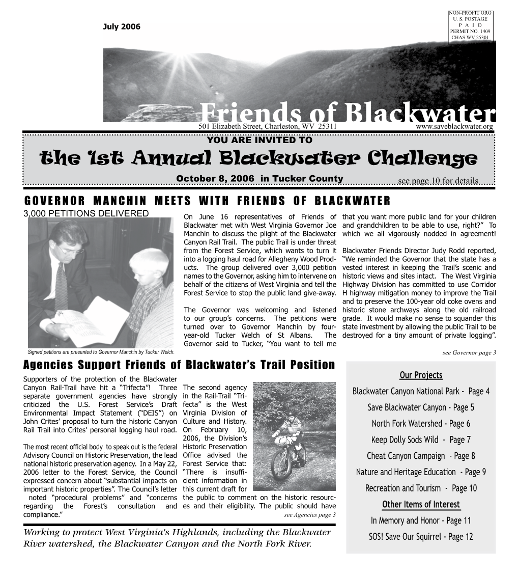 July 2006 Newsletter