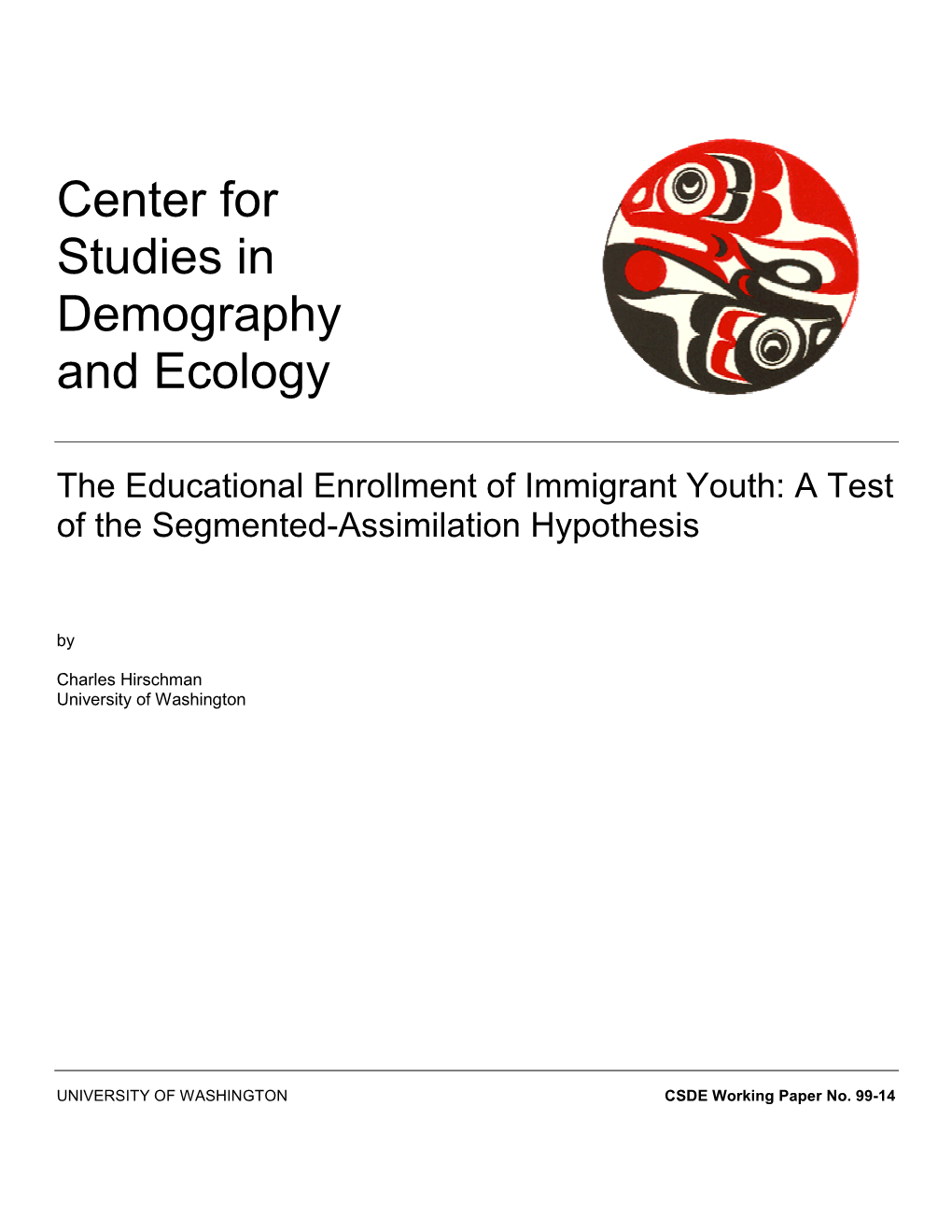 Center for Studies in Demography and Ecology