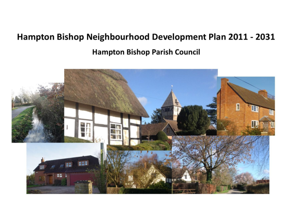 Hampton Bishop Neighbourhood Development Plan 2011 - 2031