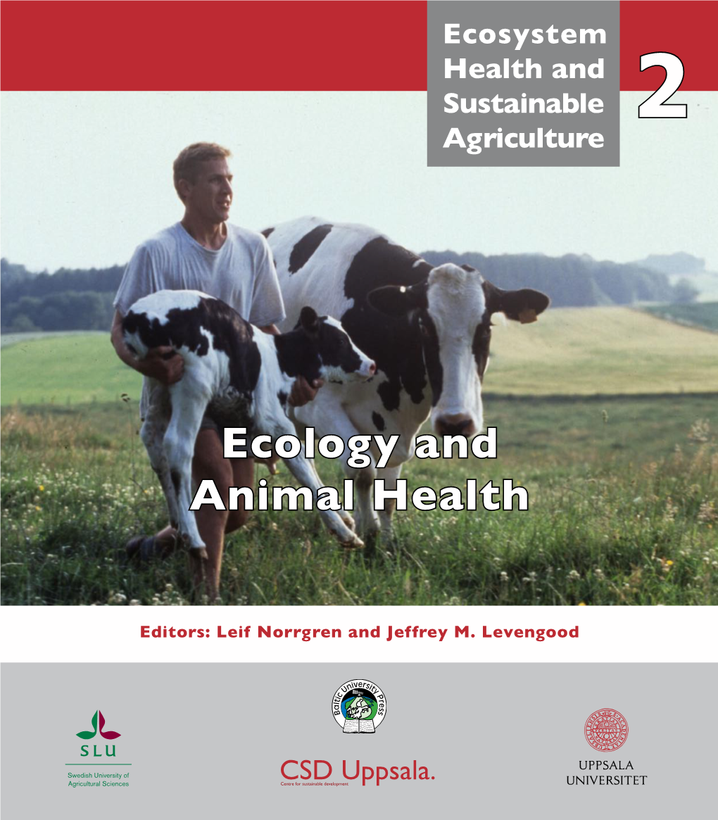 Ecology and Animal Health