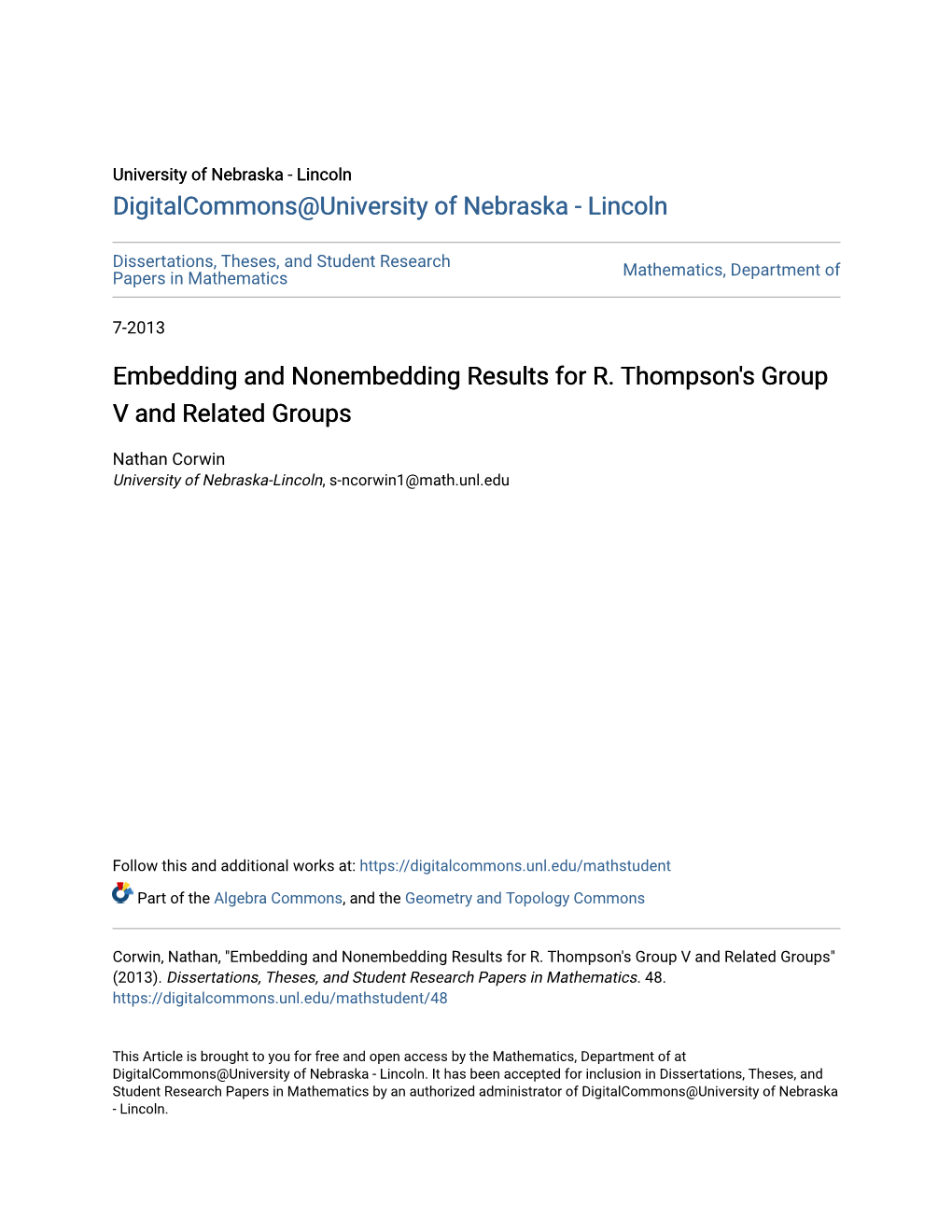 Embedding and Nonembedding Results for R. Thompson's Group V and Related Groups